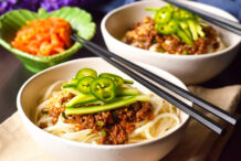 Dry Tossed Korean Beef Noodles